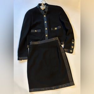 Rare Vintage Chanel Evening Suit New wo Tags
